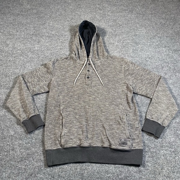 Nike Other - Nike Mens Small Henley Hooded Sweatshirt Heavy Knit Skater Grunge Retro Style
